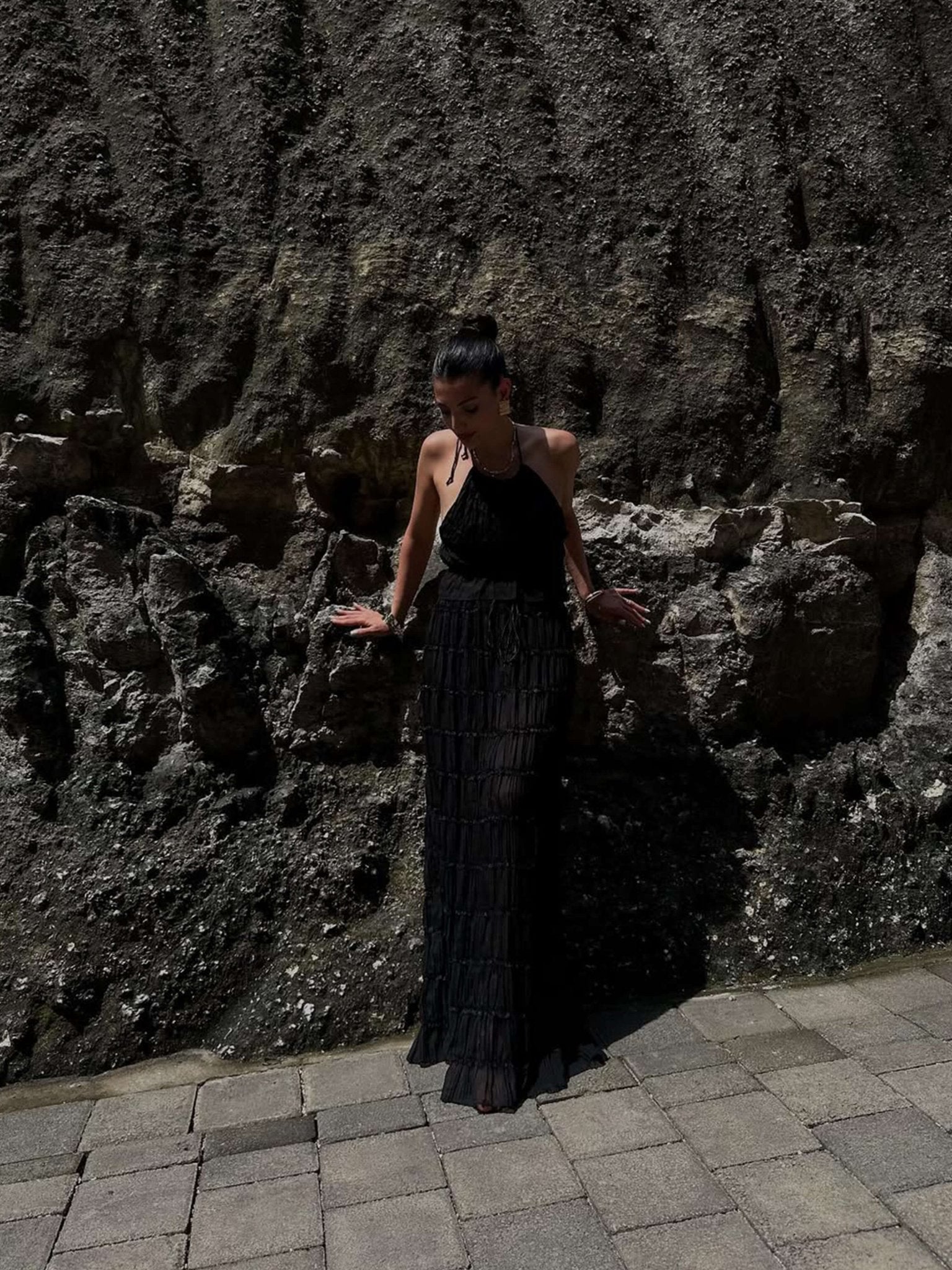 Valerie two-piece set with frill details
