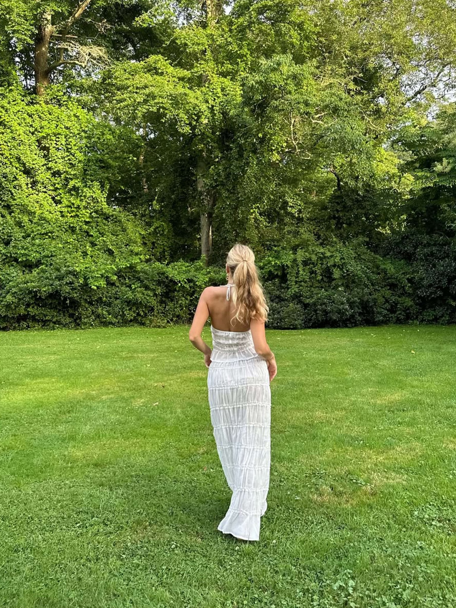 Valerie two-piece set with frill details