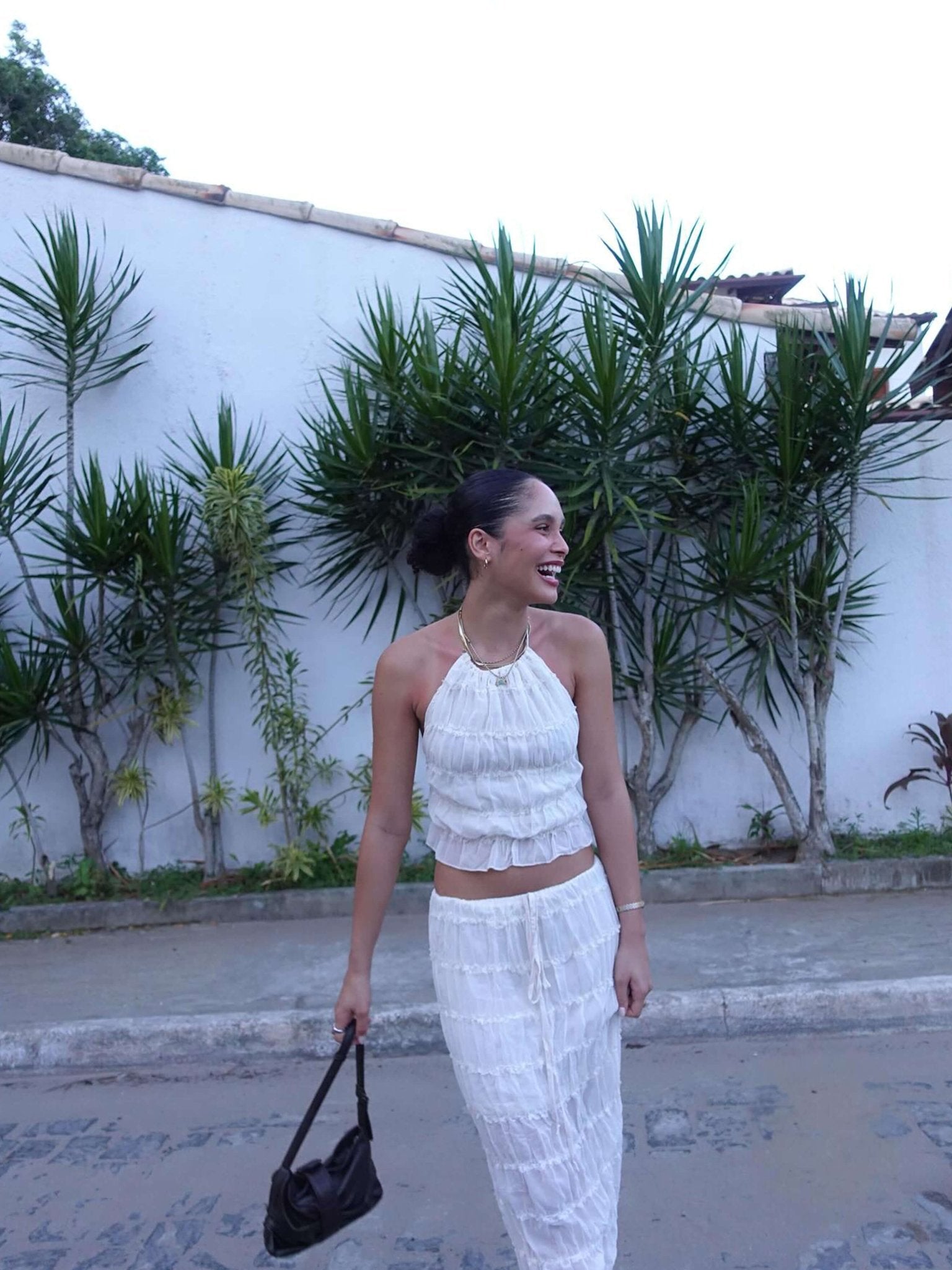 Valerie two-piece set with frill details