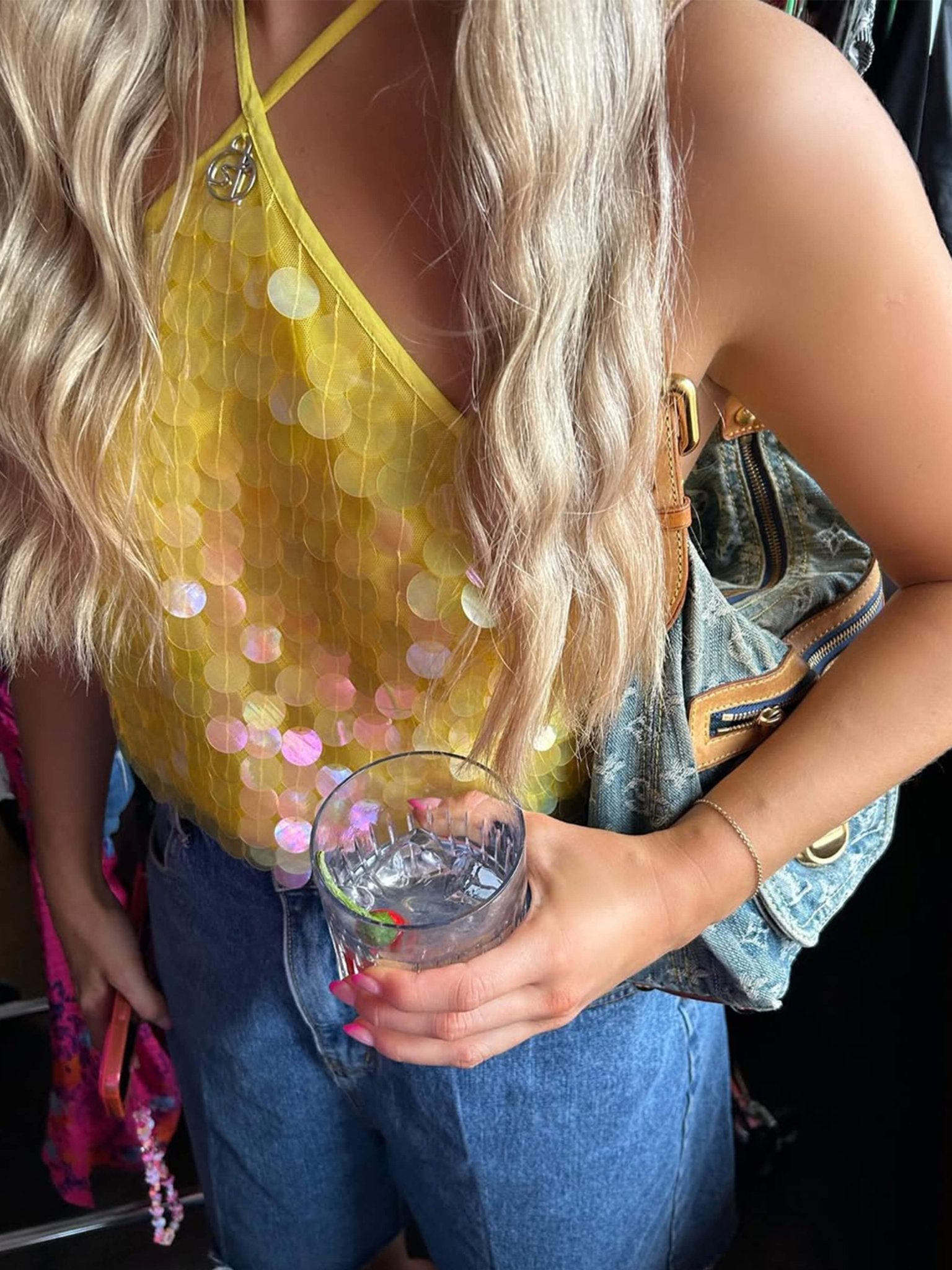 Ynah Sequin Top