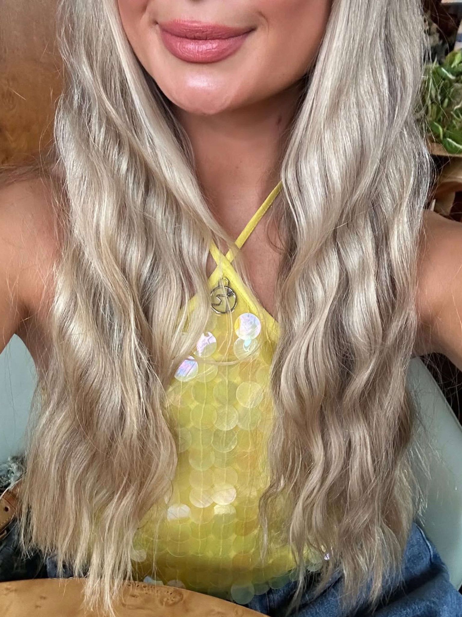 Ynah Sequin Top