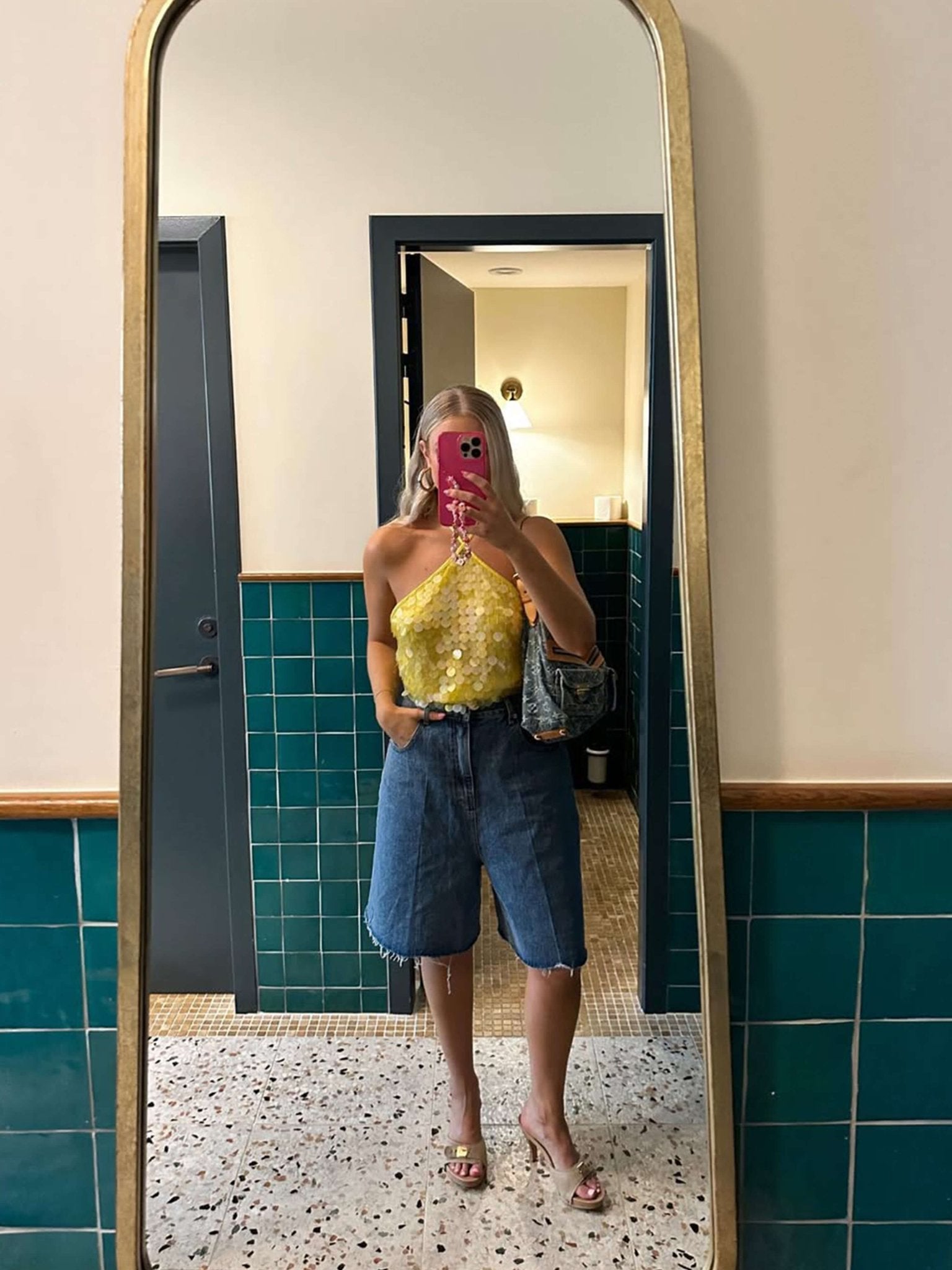 Ynah Sequin Top