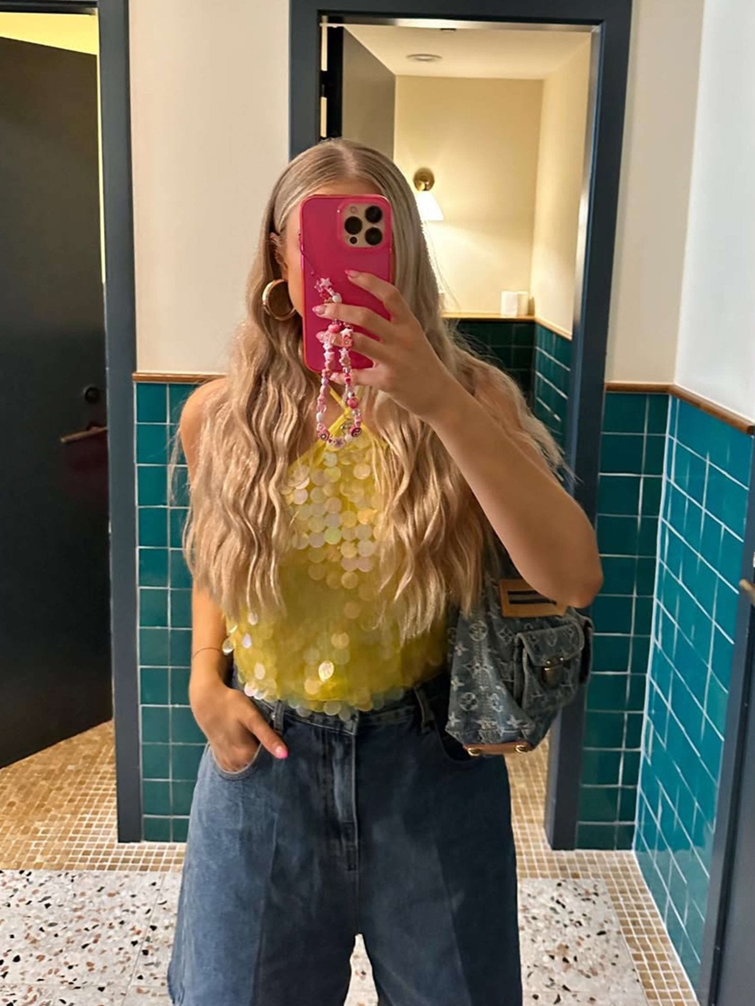 Ynah Sequin Top