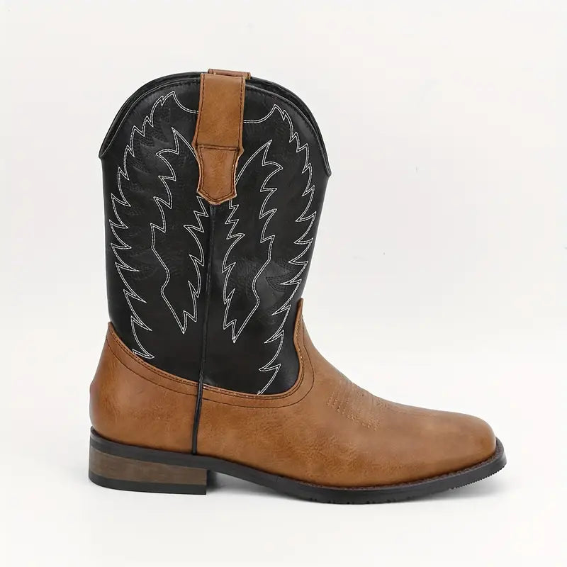 Men’s Leather Western Cowboy Boots