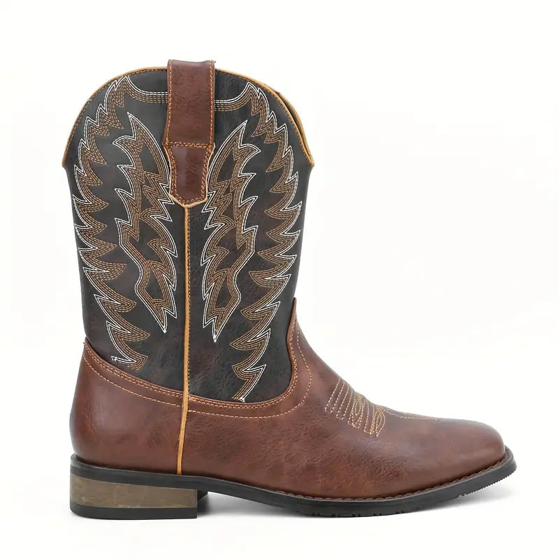 Men’s Leather Western Cowboy Boots