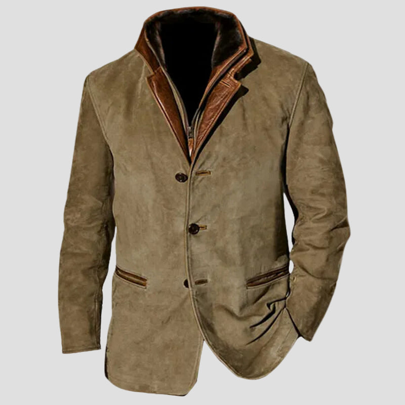 Men’s Vintage Suede Jacket
