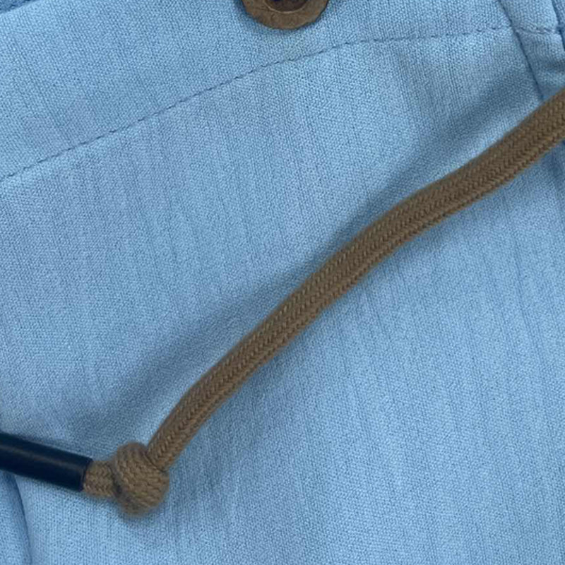 Men’s Solid Long-Sleeve Button-Up Shirt