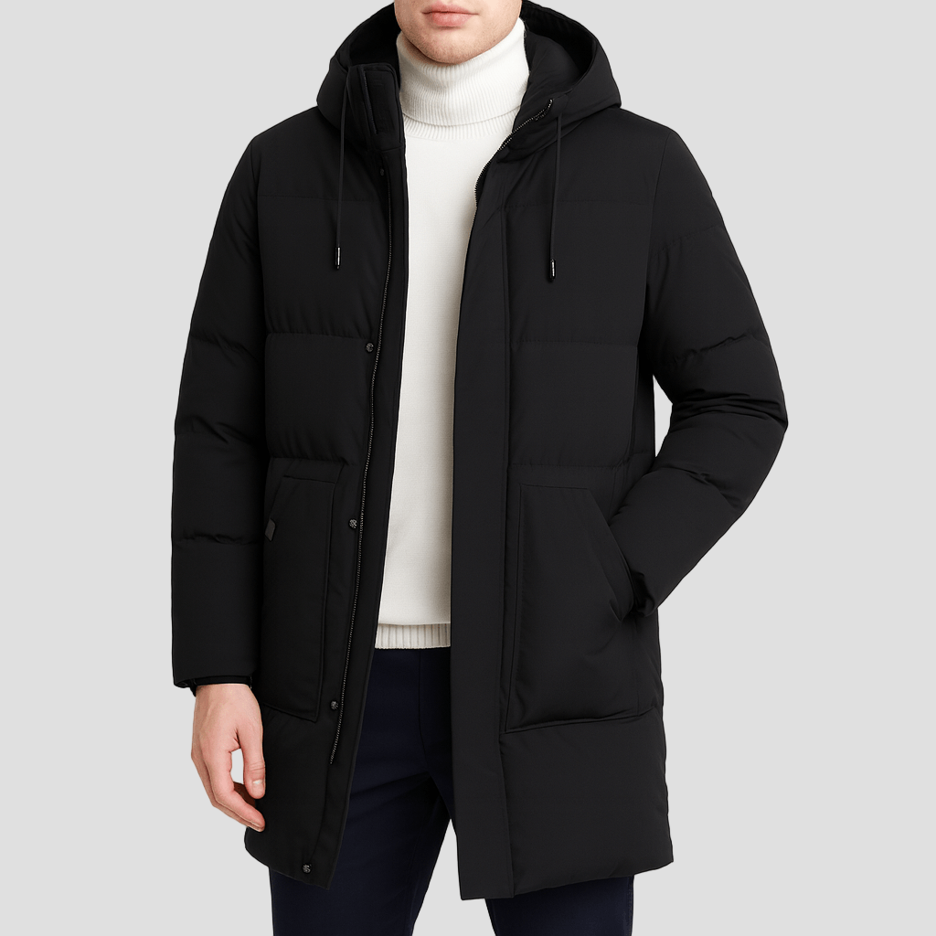 Long Men’s Down Winter Coat
