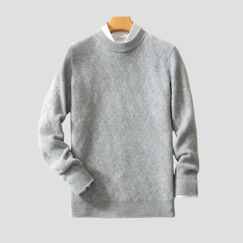 Elegant Men’s Cashmere Sweater in Multiple Colours