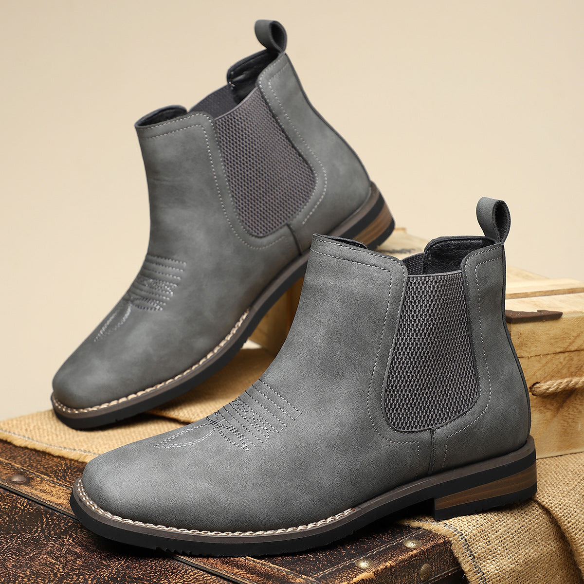 Classic Men’s Leather Boots
