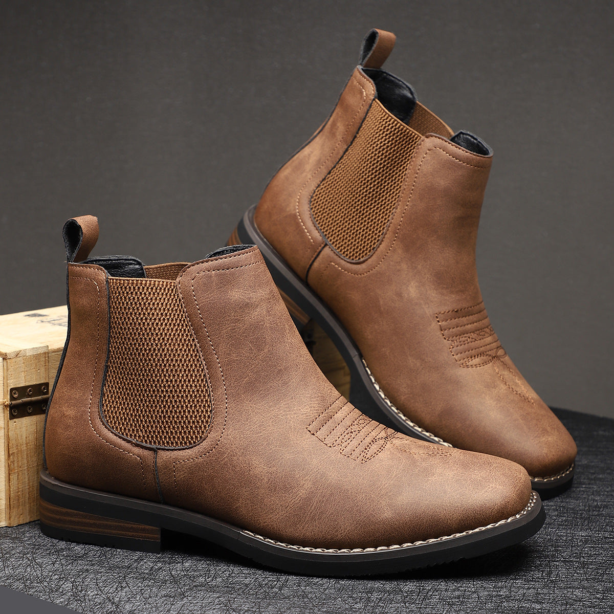 Classic Men’s Leather Boots