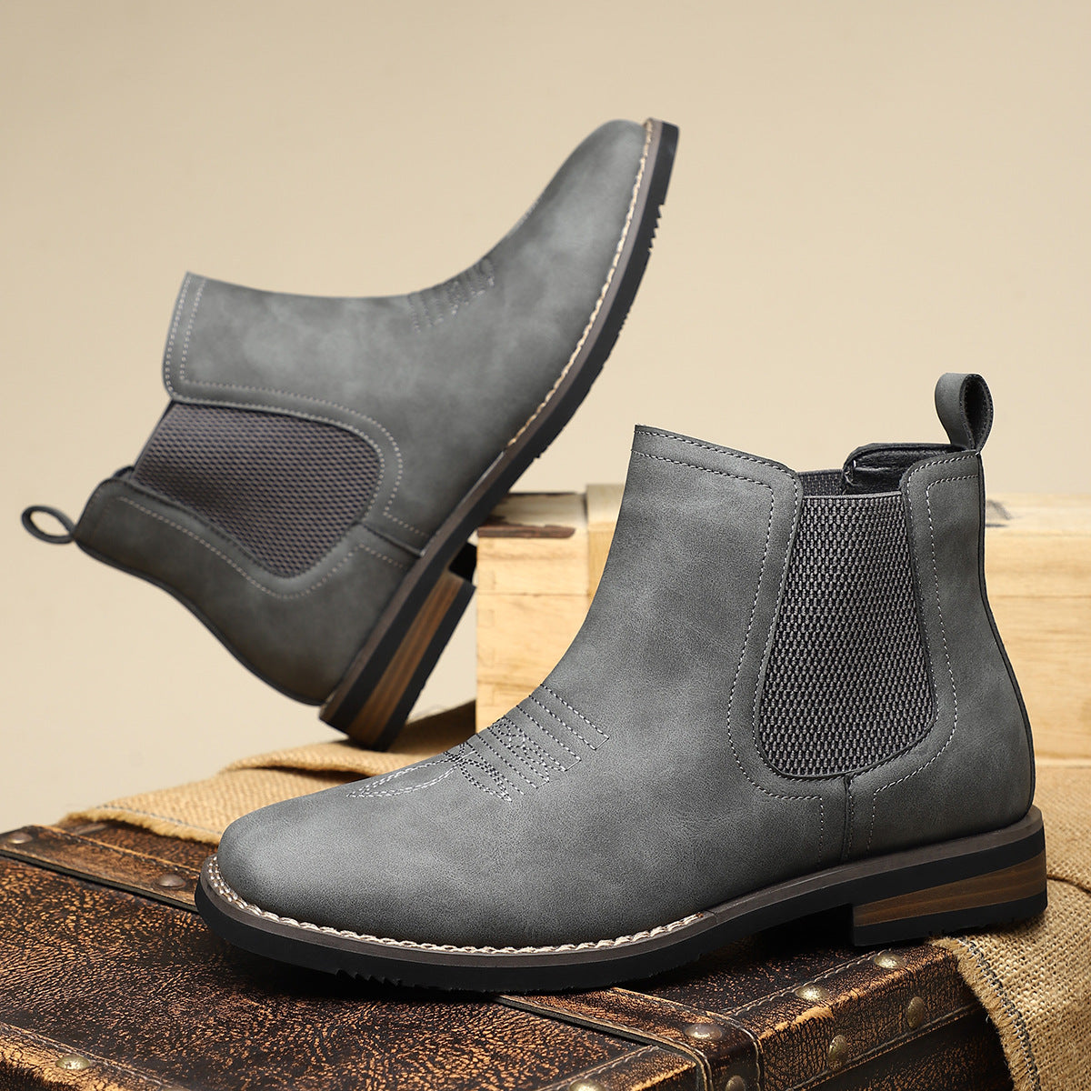 Classic Men’s Leather Boots