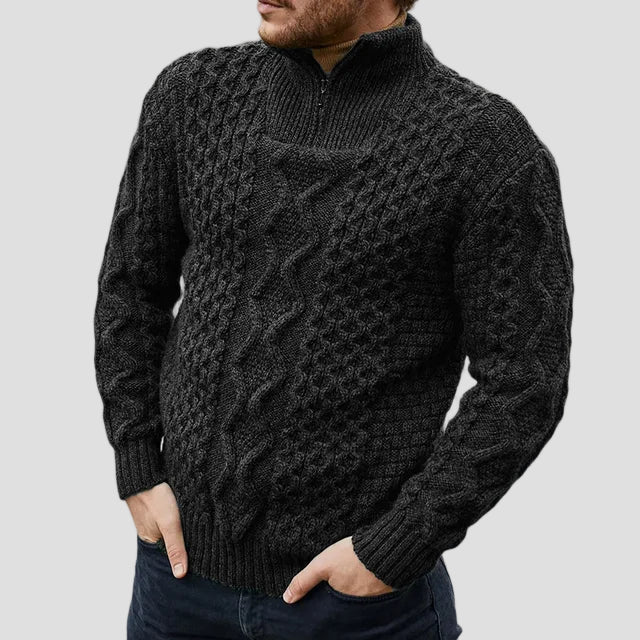 Premium Men’s Half-Zip Sweater