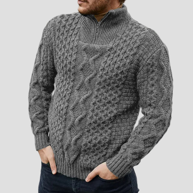 Premium Men’s Half-Zip Sweater