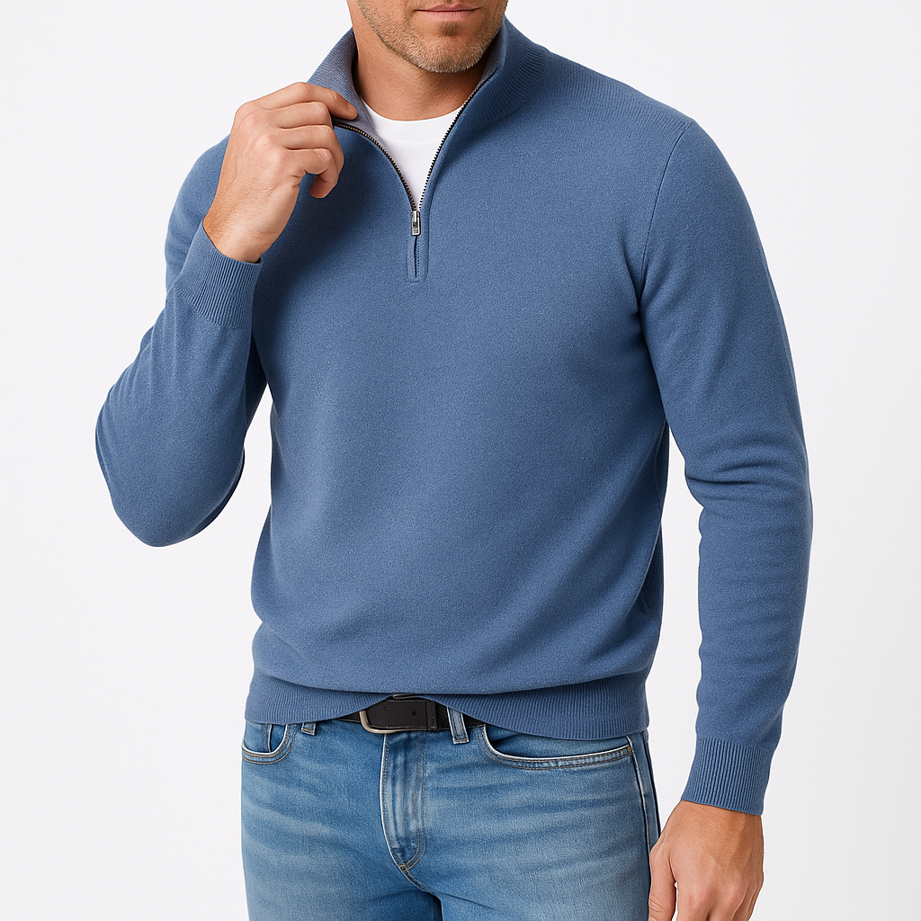 Premium Men’s Zip Sweater