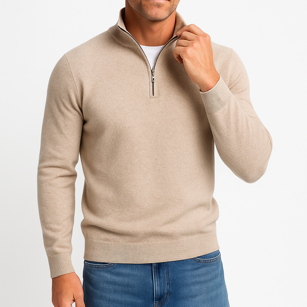 Premium Men’s Zip Sweater