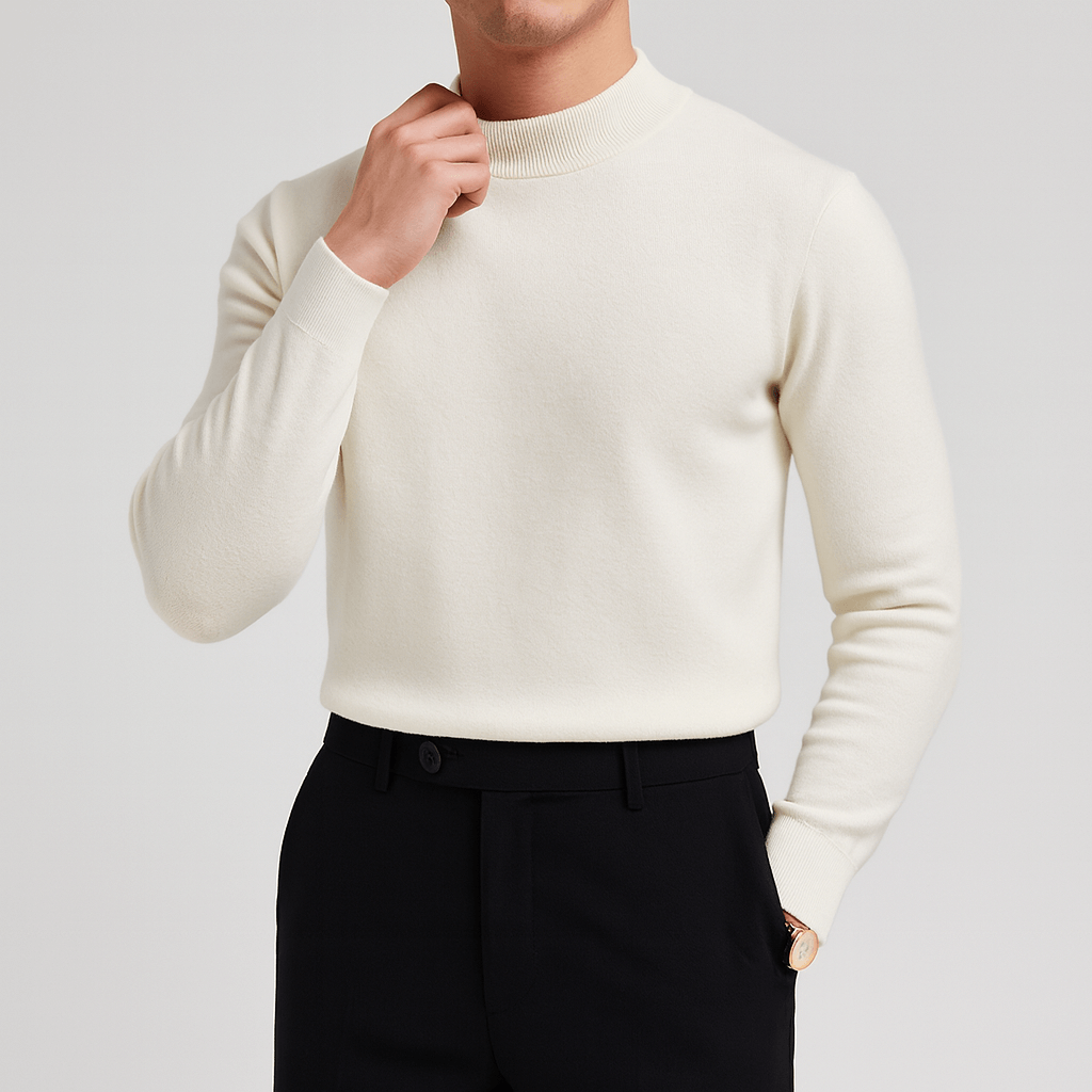 Men's Fitted Knitted Sweater