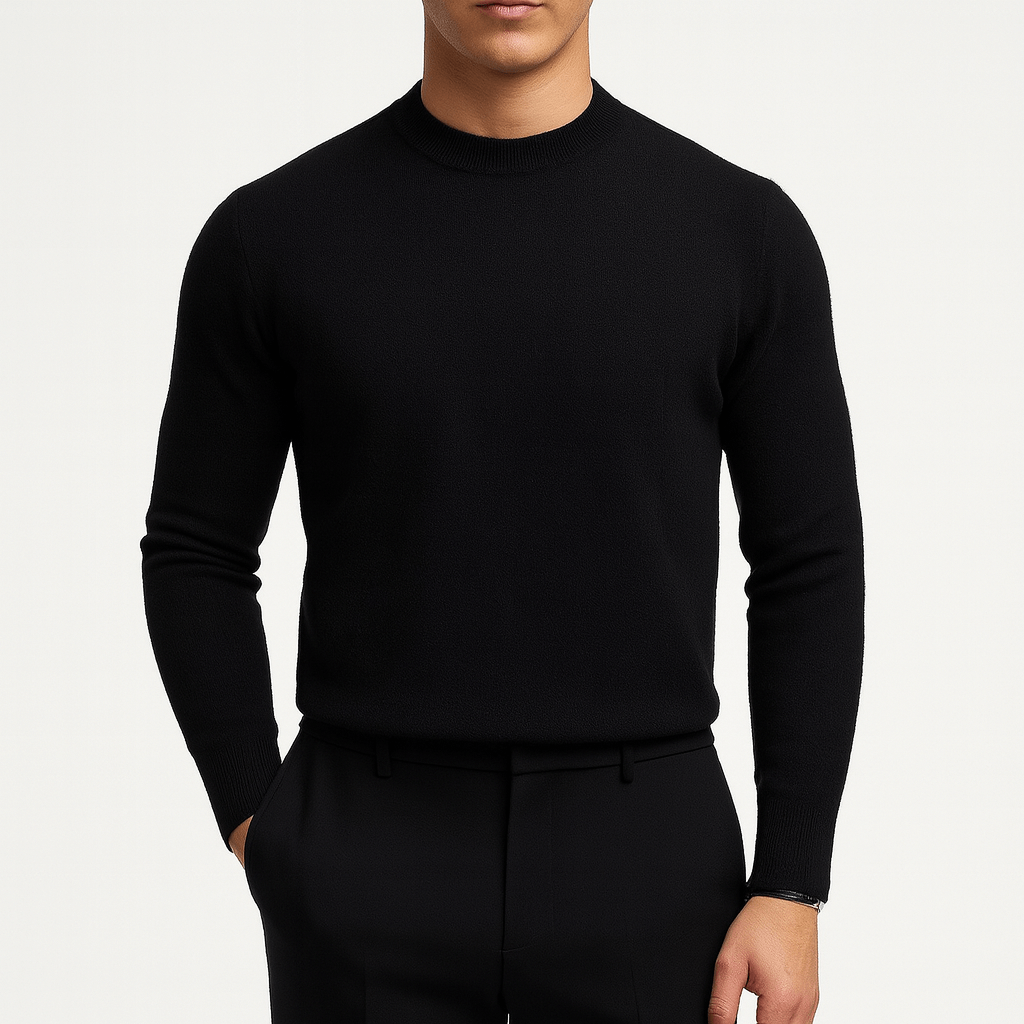 Men's Fitted Knitted Sweater