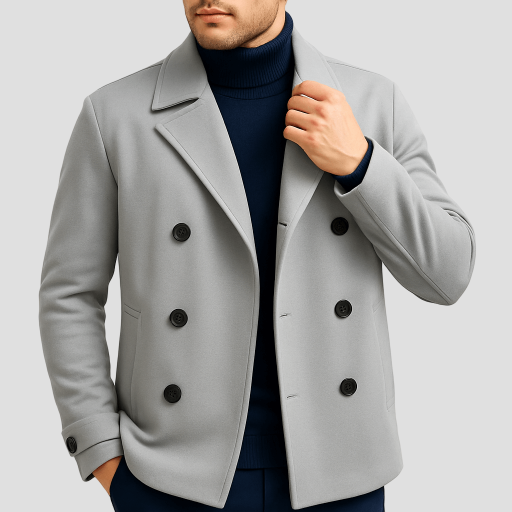 Men’s Elegant Winter Trench Coat