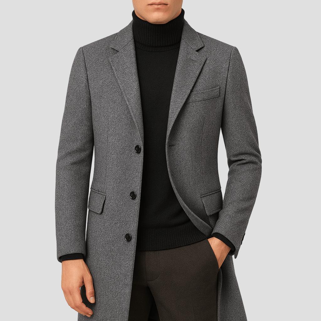 Classic Men’s Wool Coat