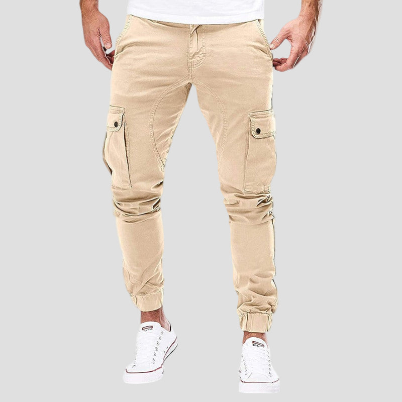 Men’s Cargo Trousers with Elastic Cuffs – Jogger Fit