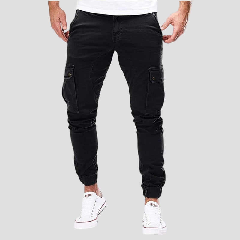 Men’s Cargo Trousers with Elastic Cuffs – Jogger Fit