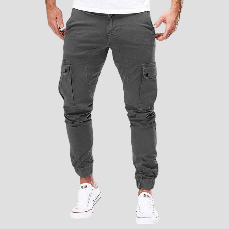 Men’s Cargo Trousers with Elastic Cuffs – Jogger Fit