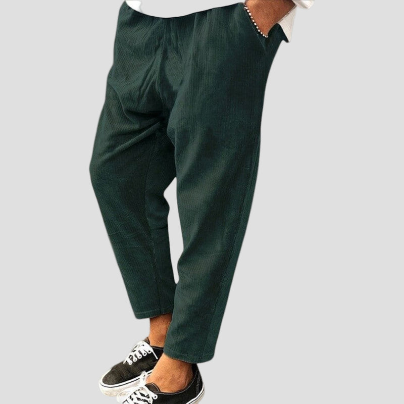 Men’s Corduroy Pants – Relaxed Comfortable Fit