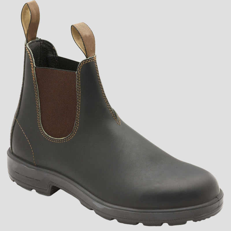 Men’s Leather Chelsea Boots with Heel Loop