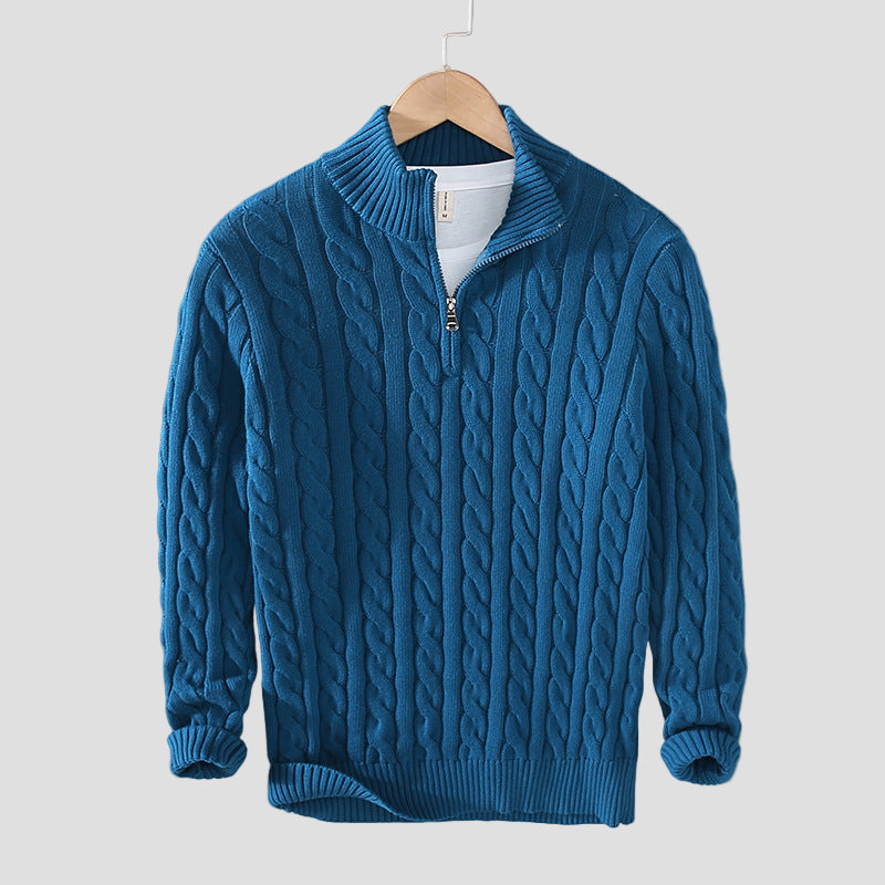Men’s Cotton Half-Zip Sweater