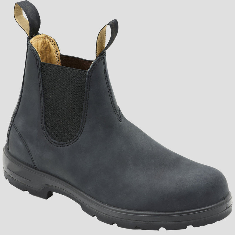 Men’s Leather Chelsea Boots with Heel Loop