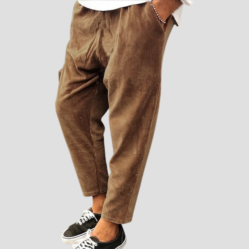 Men’s Corduroy Pants – Relaxed Comfortable Fit