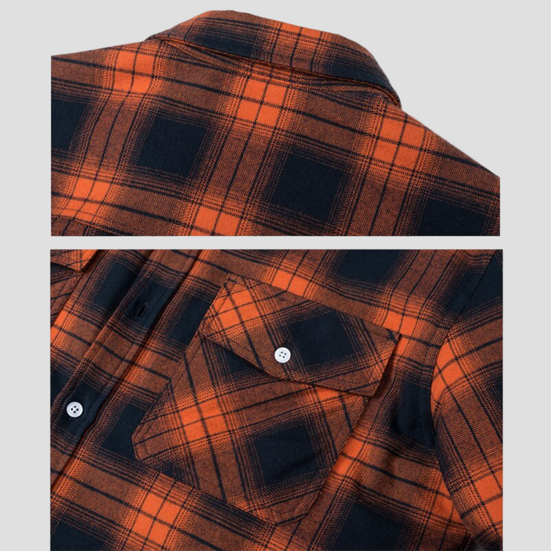 Men’s Flannel Check Winter Jacket