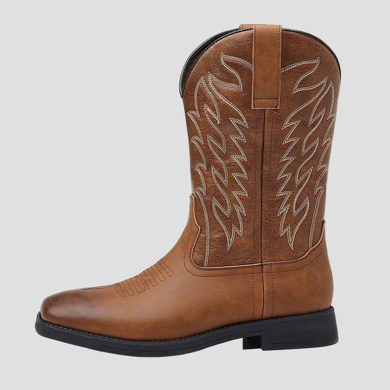 Men’s Leather Western Cowboy Boots