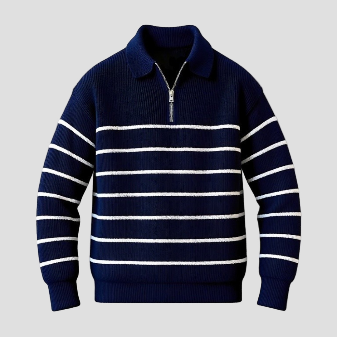 Striped Men’s Cotton Sweater
