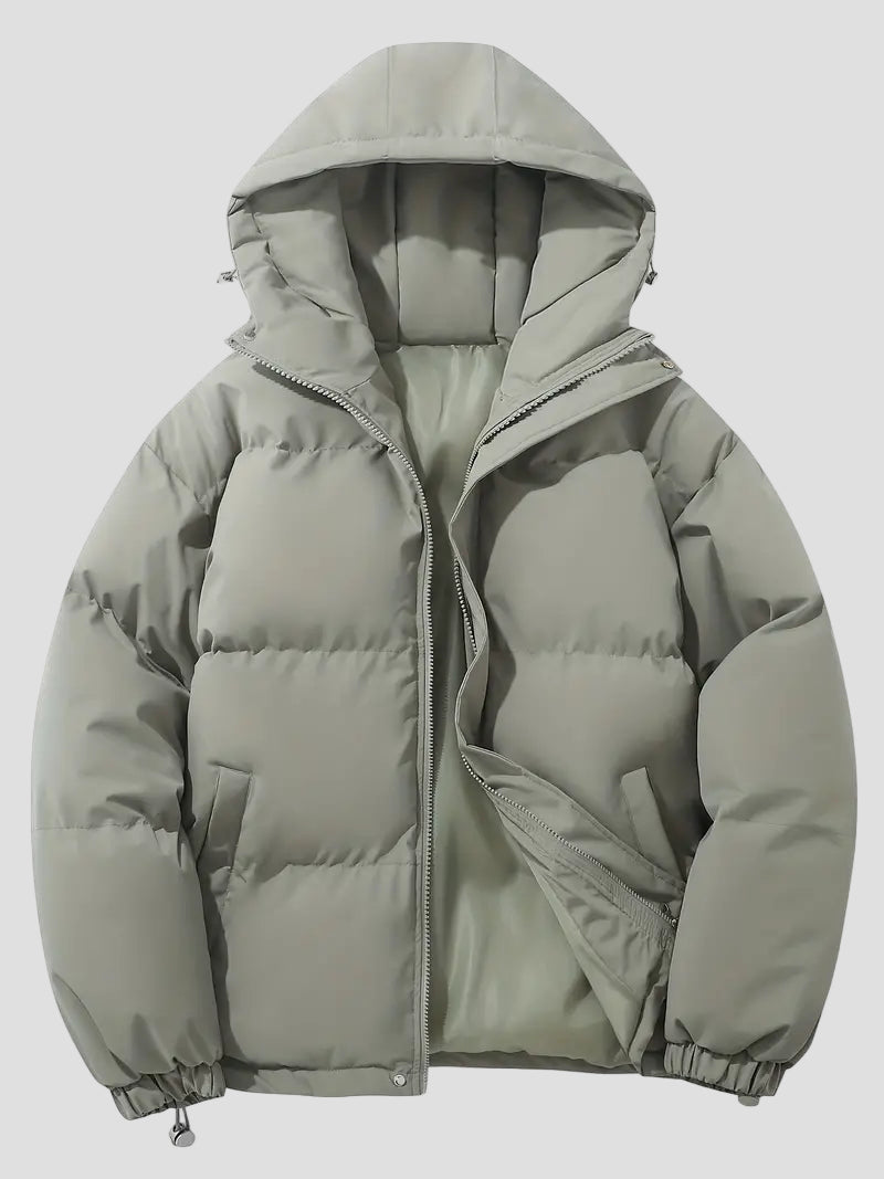 Men’s Quilted Hooded Puffer Jacket