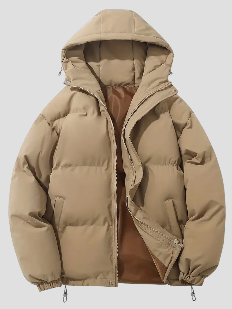 Men’s Quilted Hooded Puffer Jacket