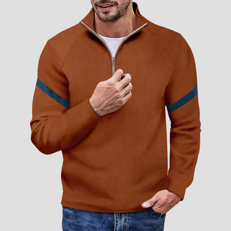 Elegant Men’s Wool-Blend Sweater
