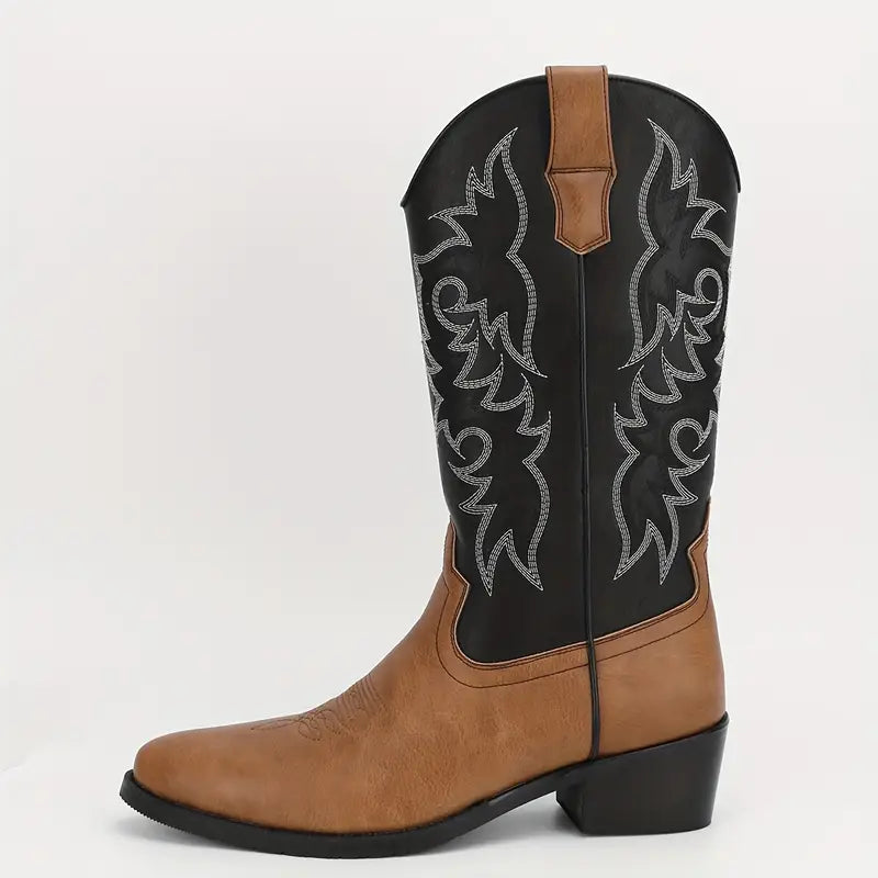 Men’s Leather Western Cowboy Boots