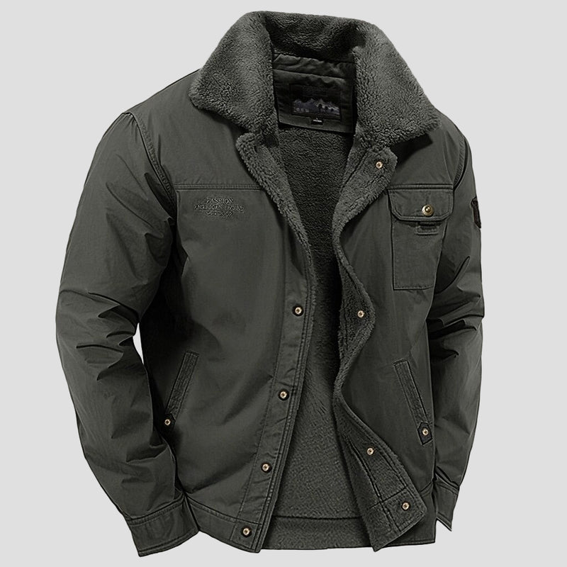 Vintage Workwear Jacket in Casual Style