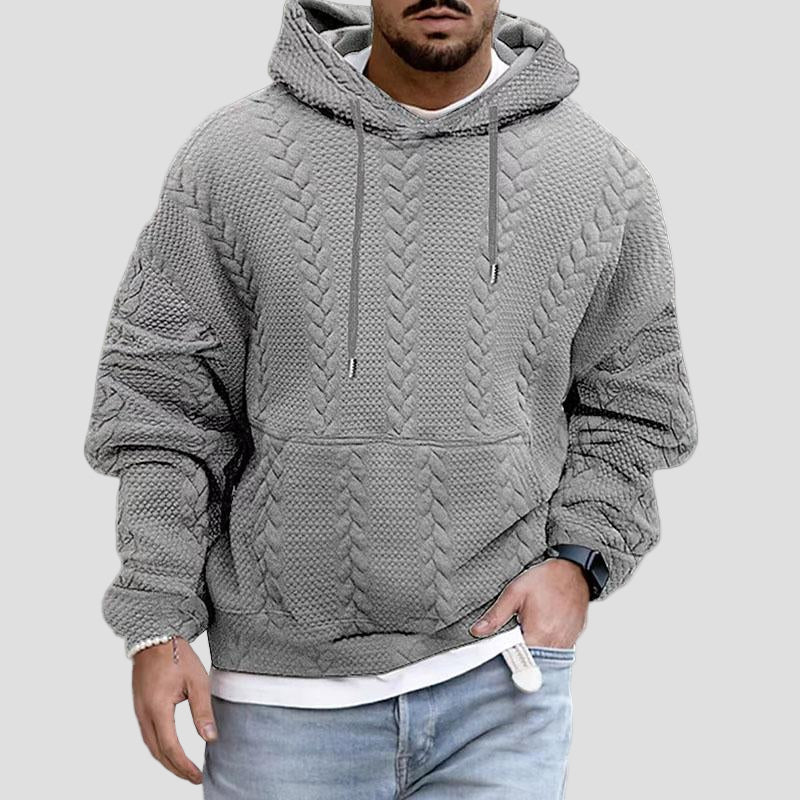 Men’s Printed Hoodie with Kangaroo Pocket