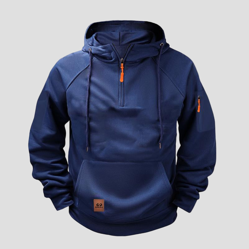 Men’s Knitted Zip-Up Hoodie