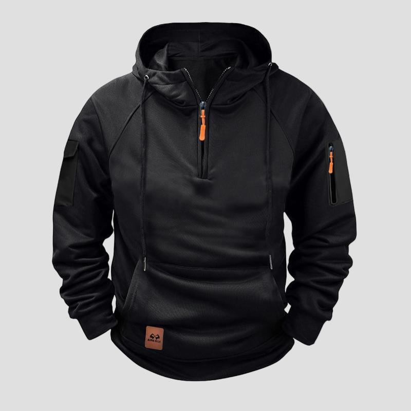 Men’s Knitted Zip-Up Hoodie