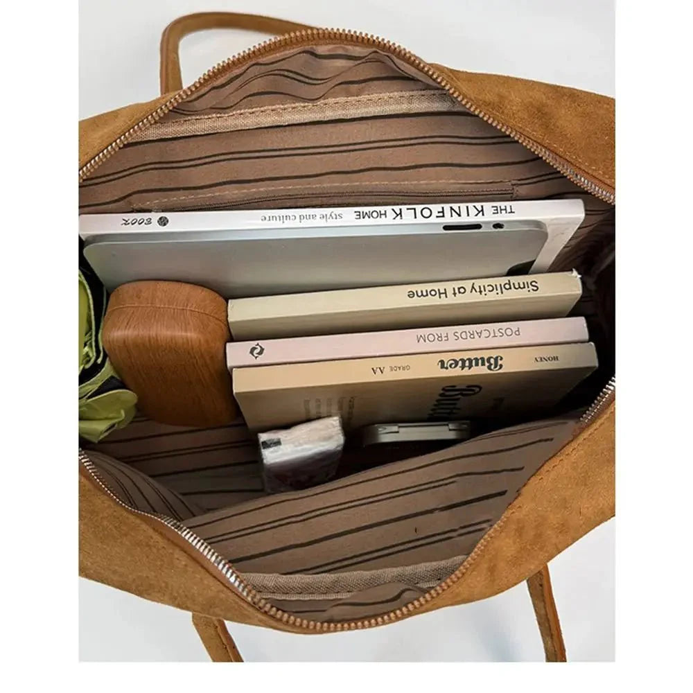 Amalia Suede Shoulder Bag