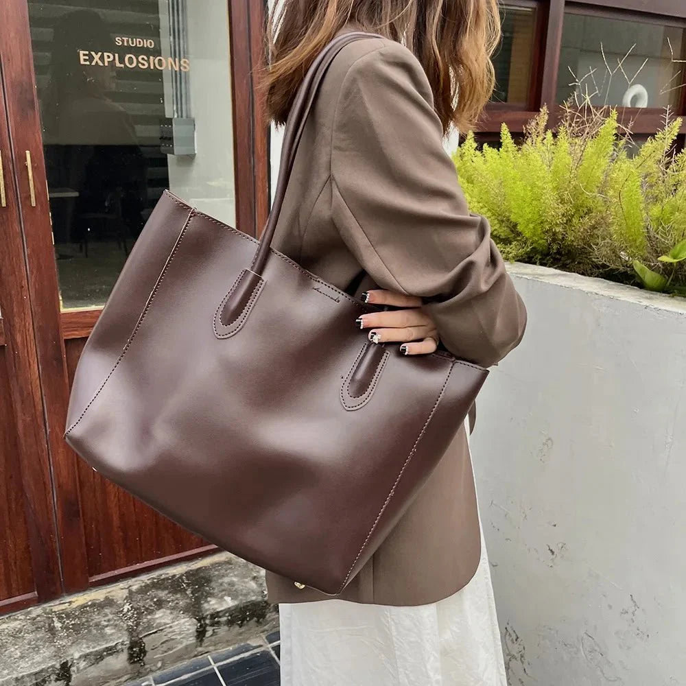 Camille Leather Tote Bag
