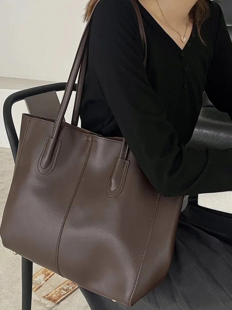 Camille Leather Tote Bag