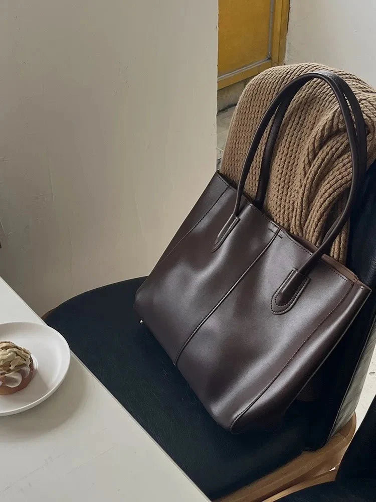 Camille Leather Tote Bag