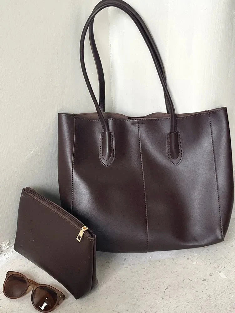 Camille Leather Tote Bag