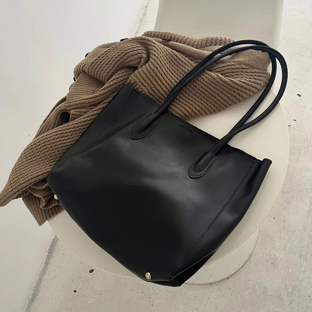 Camille Leather Tote Bag