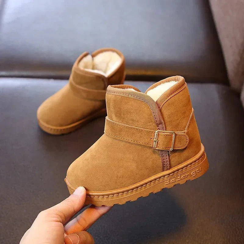 Chloe Kids Snow Boots with Buckle